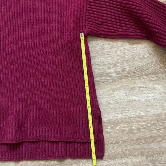 Joseph High Neck Long Sleeve Cardigan Stitch Sweater